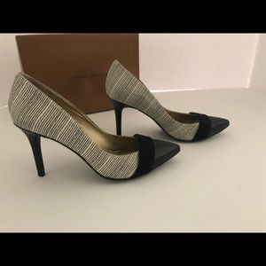 Audrey Brooks black and White heels.